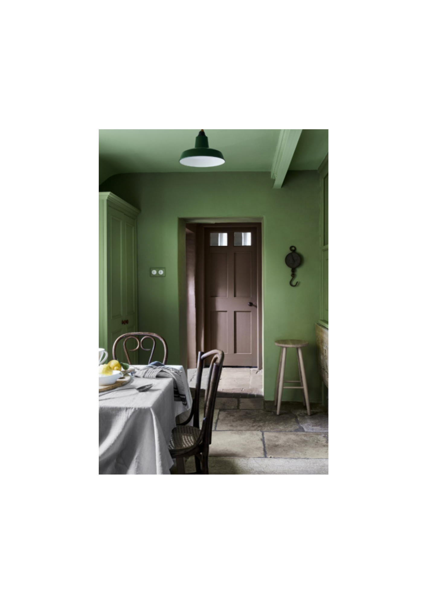 Garden Paint shown on walls.